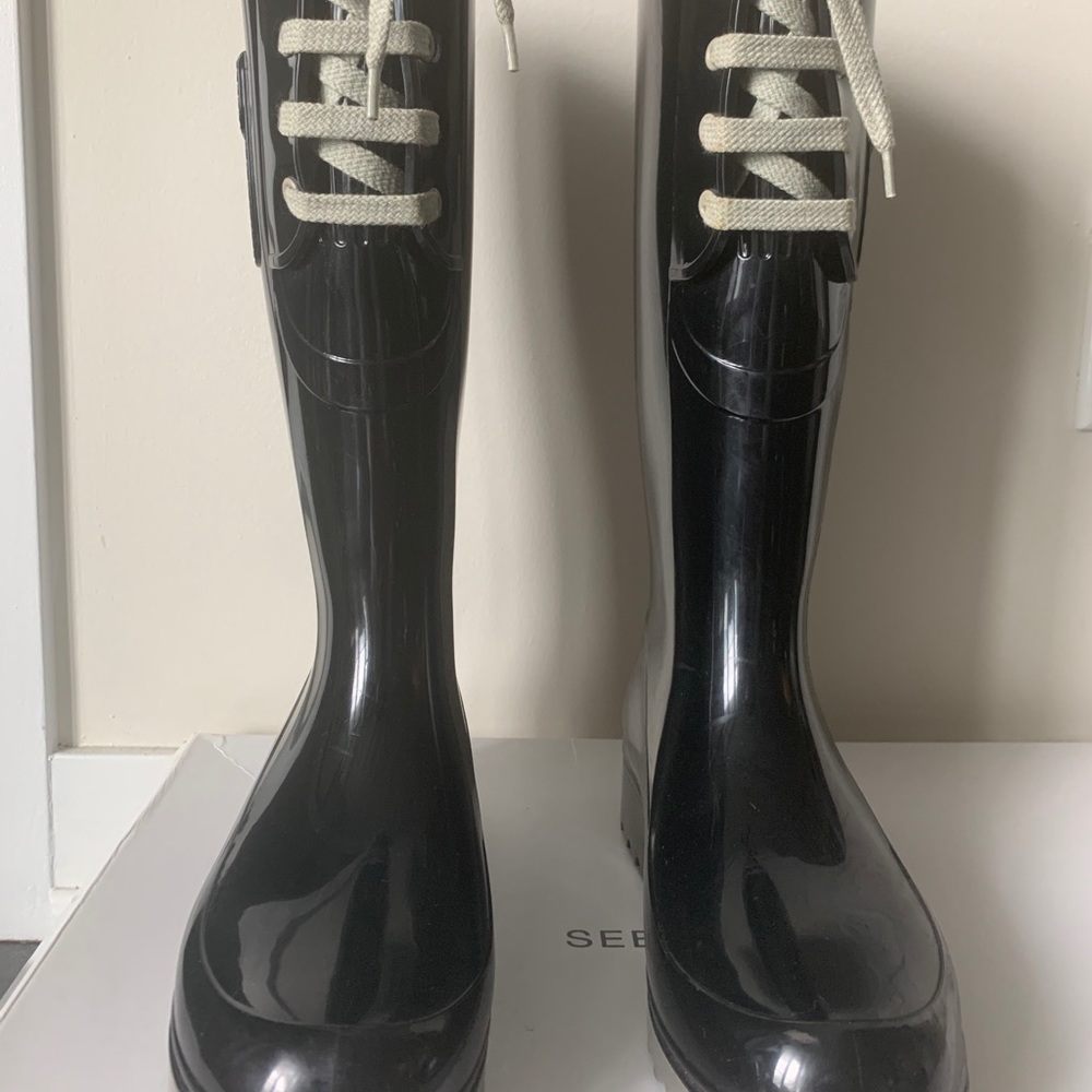 See by Chloé Lace Up Rain Boots EU37